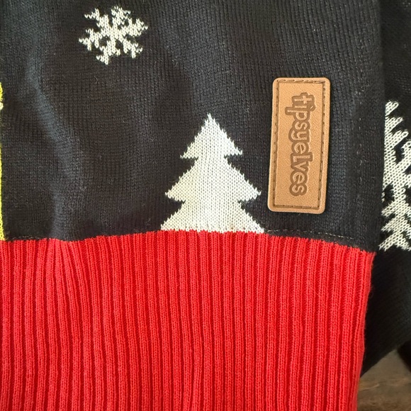 🎄 NWOT Tipsy Elves Men’s Leaky Roof Light-Up Ugly Christmas Sweater – XL - Picture 9 of 11